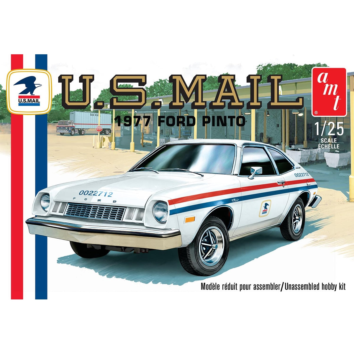 AMT 1977 Ford Pinto USPS 1:25 Plastic Model Kit