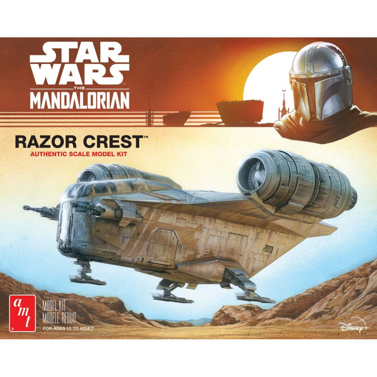 AMT Star Wars: Mandalorian Razor Crest 1:72 Plastic Model Kit