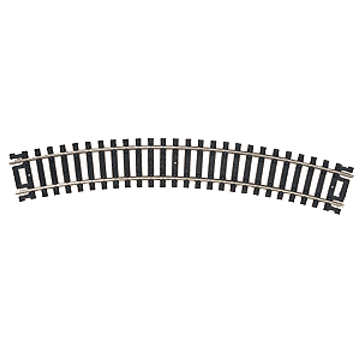 Atlas 151 HO Code 100 Snap Track 15" Radius Black Ties Nickel Silver Single Section NIB