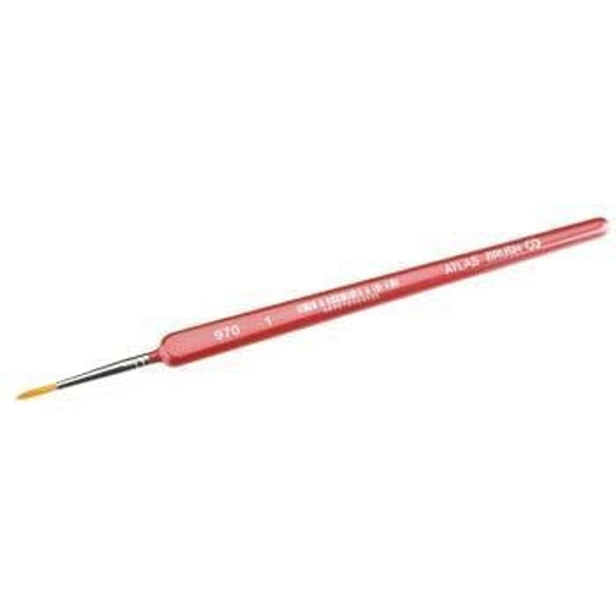 Atlas Brush Company 970-1 Golden Taklon-Triangle Handle Brush 1