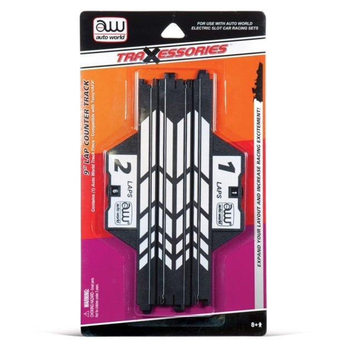 Auto World Slot 9" Lap Counter Track