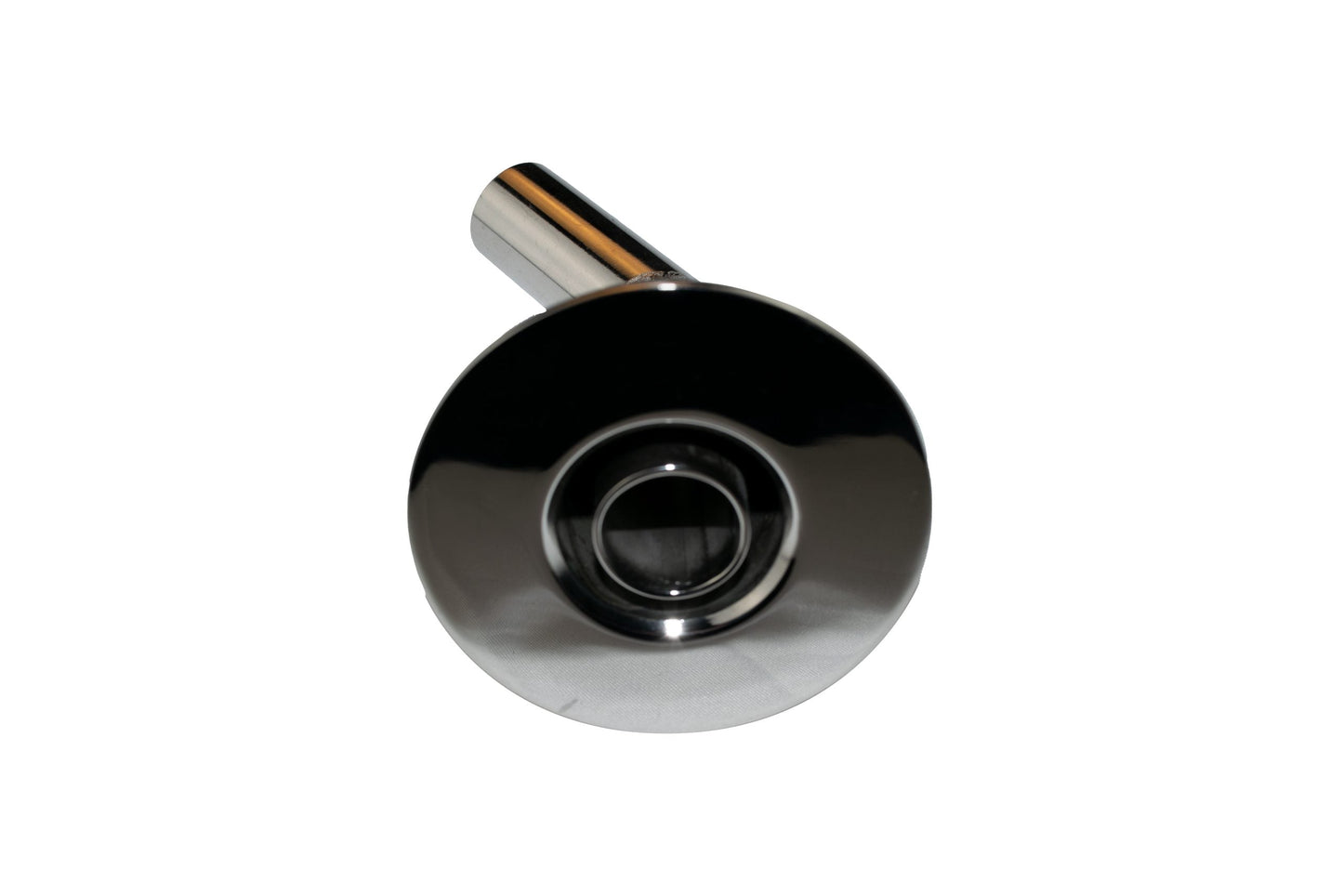 Thru Hull Fitting, 24 mm, 90° Base, Angled Connector, Boltless