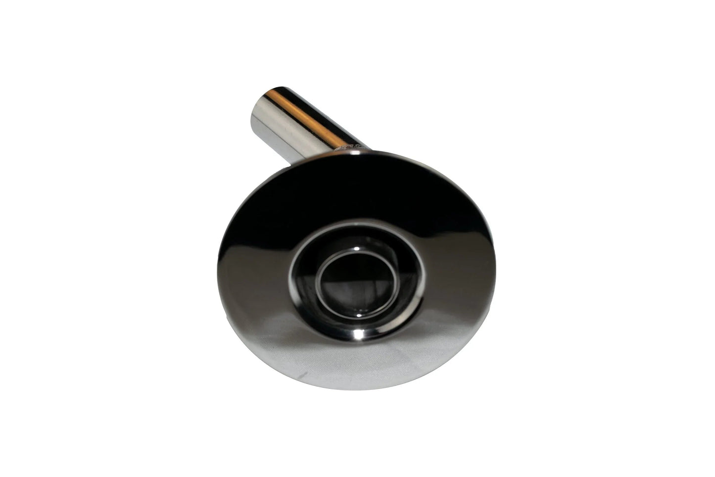 Thru Hull Fitting, 24 mm, 90° Base, Angled Connector, Boltless