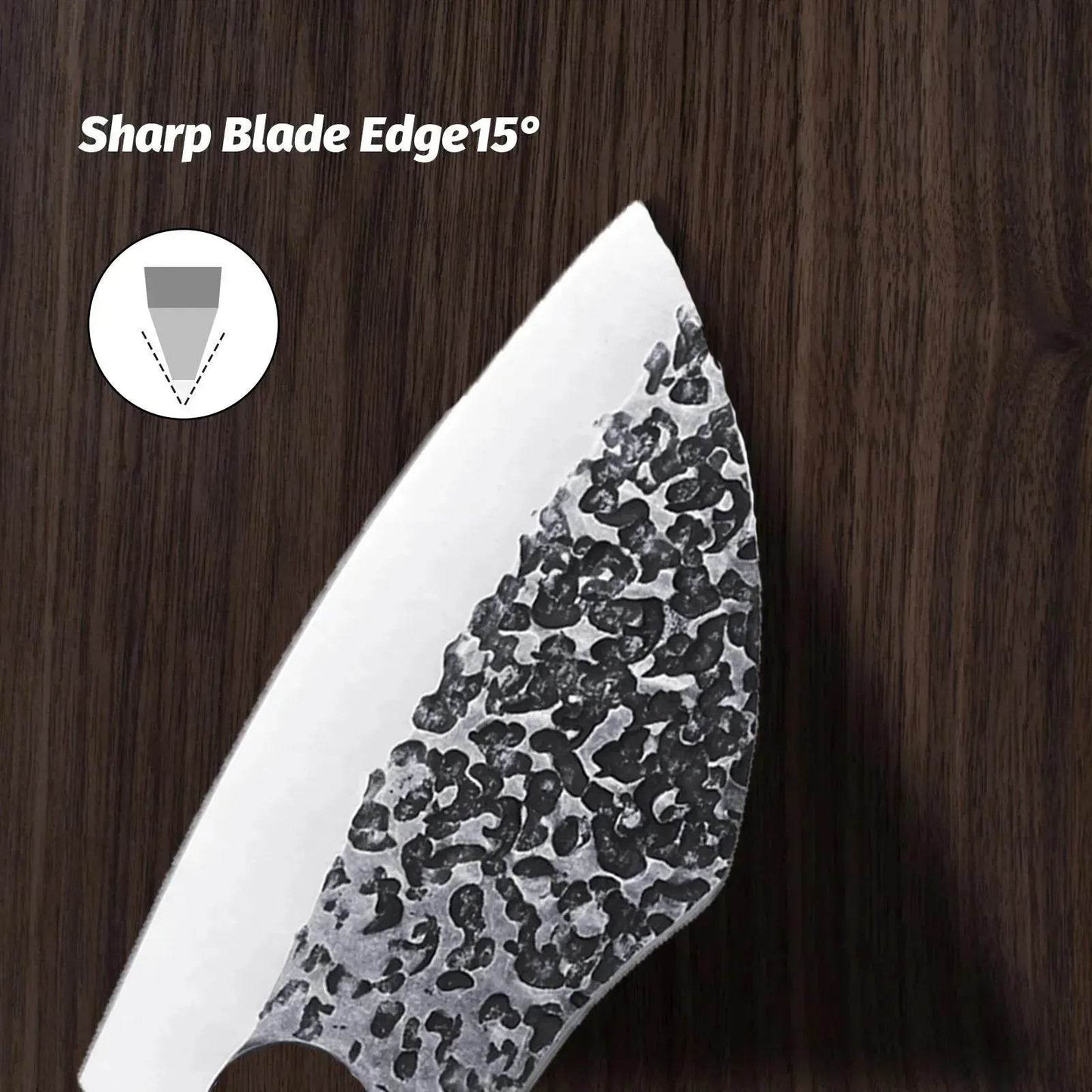 Vikings and Hand Forged Meat Cleaver Professional Chef Knife
