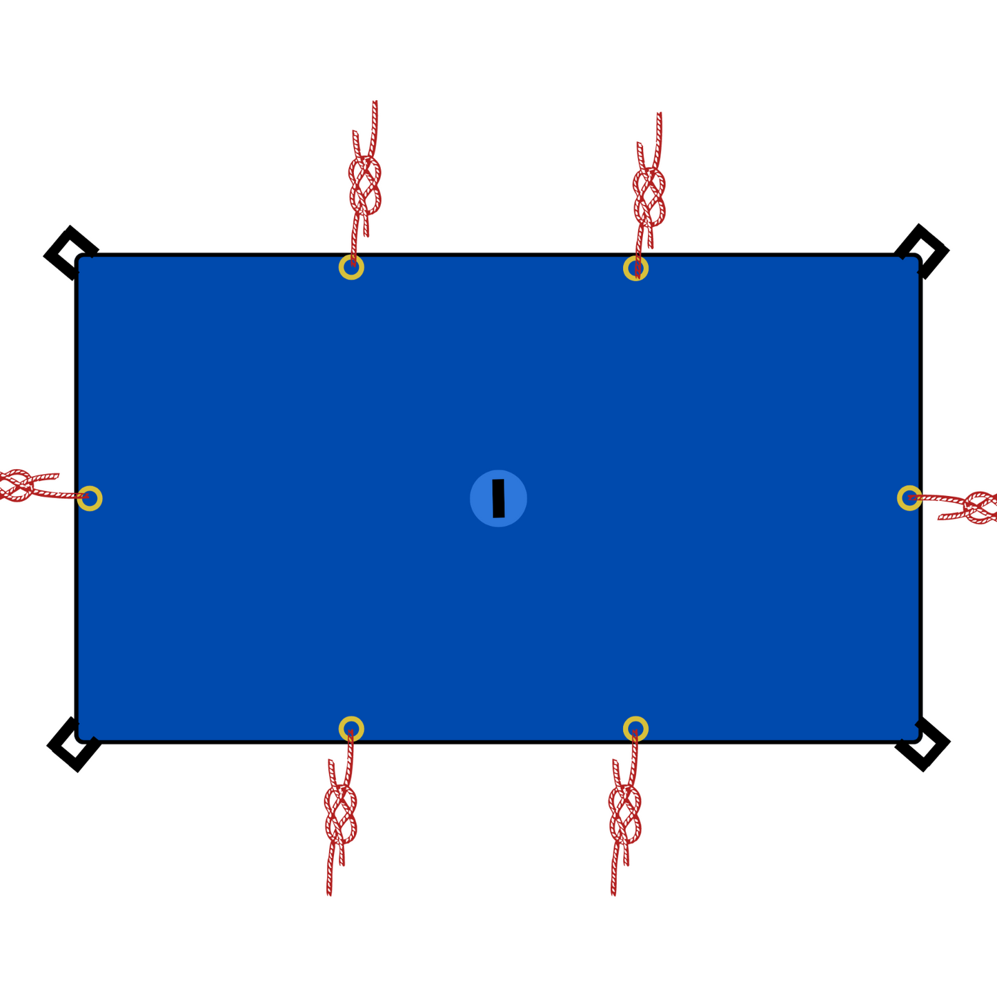 Europe Bound Universal Tarp (150 x 115in)