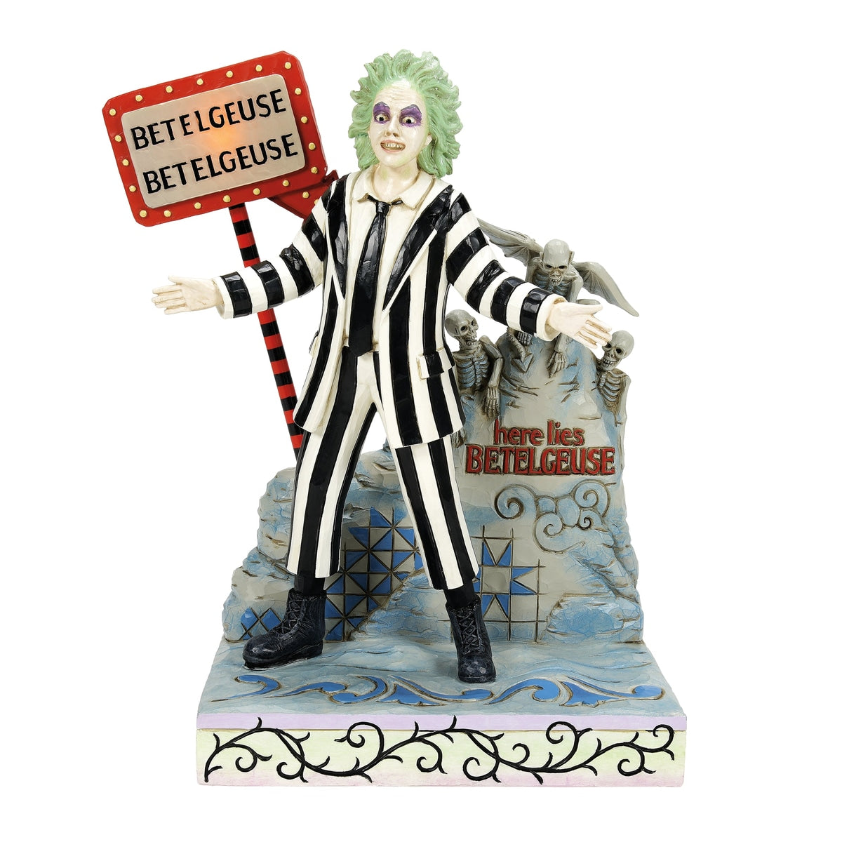 Beetlejuice "It's Showtime!" Light Up Jim Shore