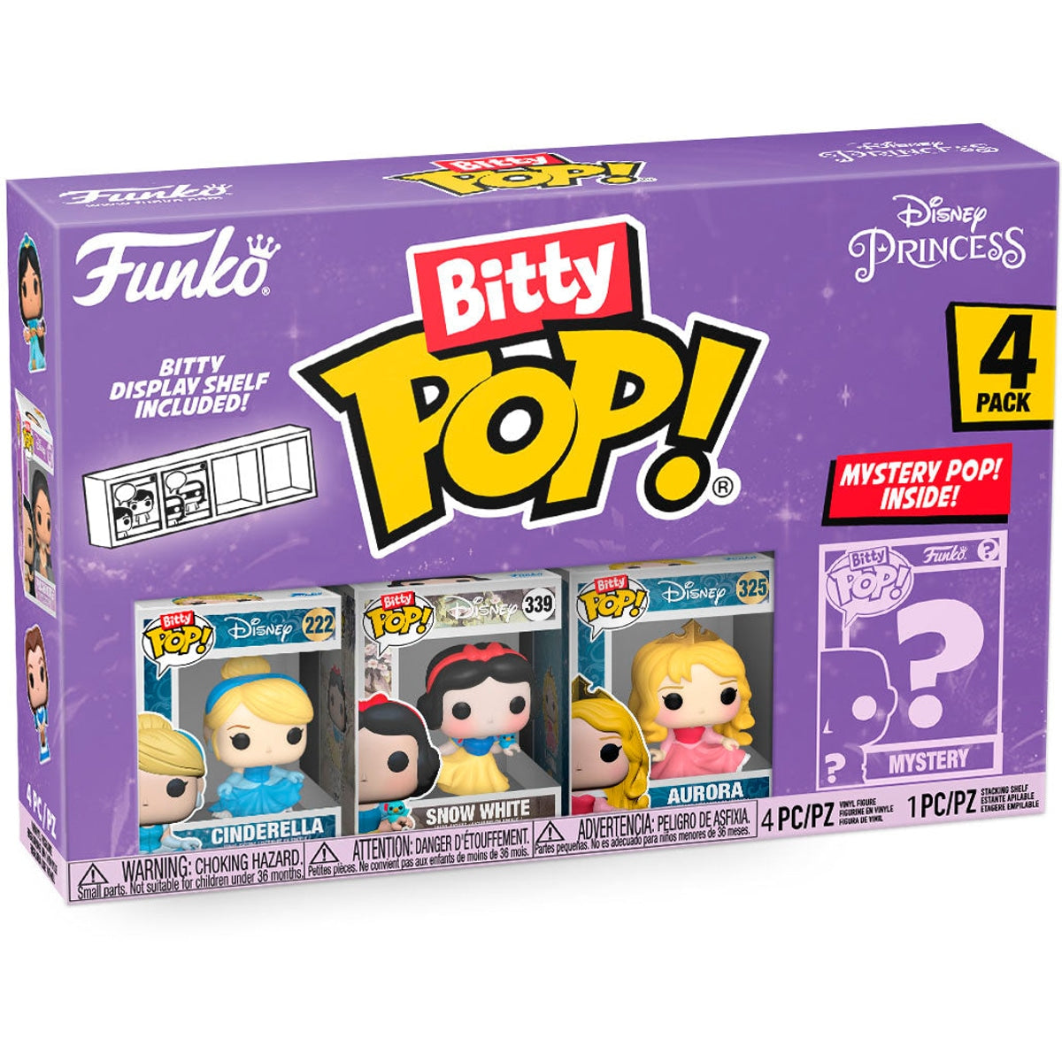 Bitty POP! Cinderella, Snow White, Aurora