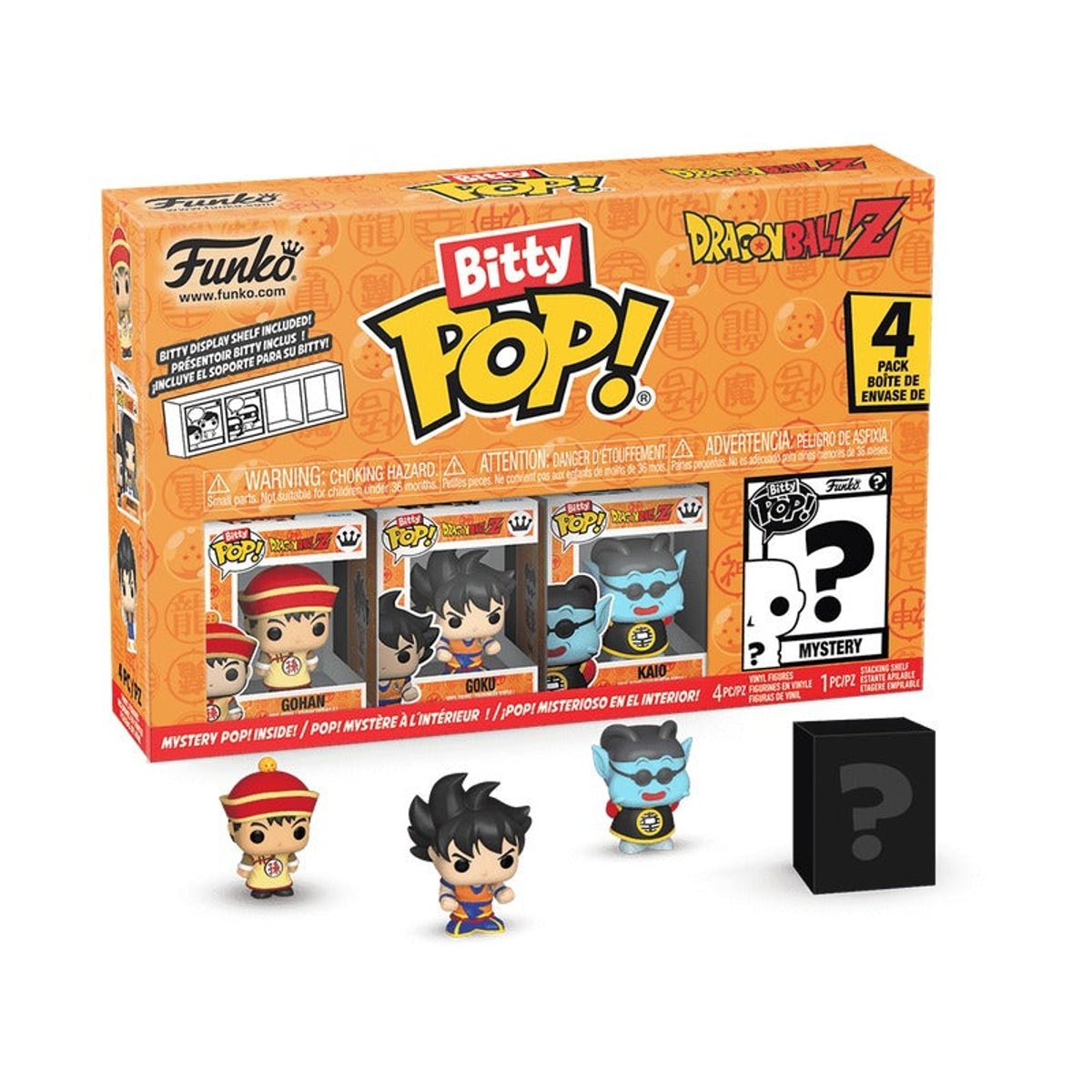 Bitty POP! Dragon Ball Z - Gohan, Raditz, Piccolo, & mystery 4pack