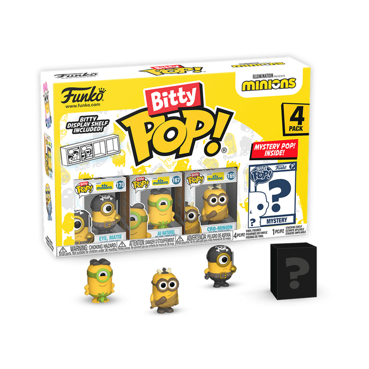 Bitty POP! Minions Eye Matie, Au Naturel, Cro-Minion