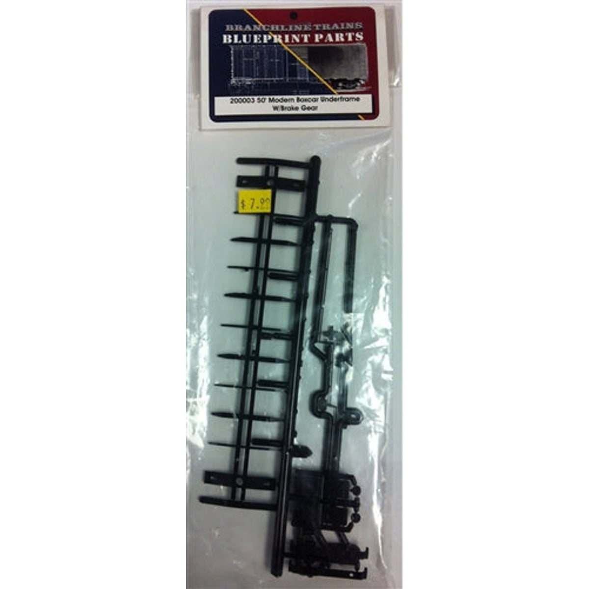 Branchline Trains Blueprint Parts 200003 HO 50' Modern Boxcar Underframe with Brake Gear NIB
