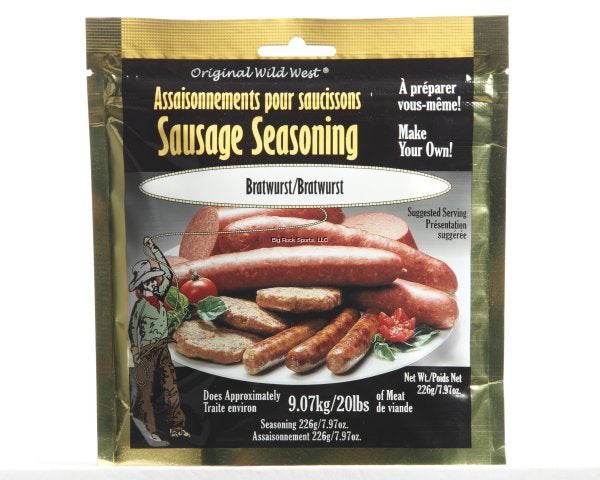 Wild West Bratwurst Sausage Seasoning - Uncle Mike's Outdoors and More!