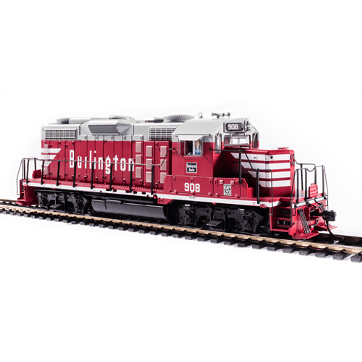 Broadway Limited Imports 4270 HO EMD GP20 Chicago, Burlington & Quincy CB&Q #910 Chinese Red Gray White DCC Paragon4 Sound DC NIB RTR