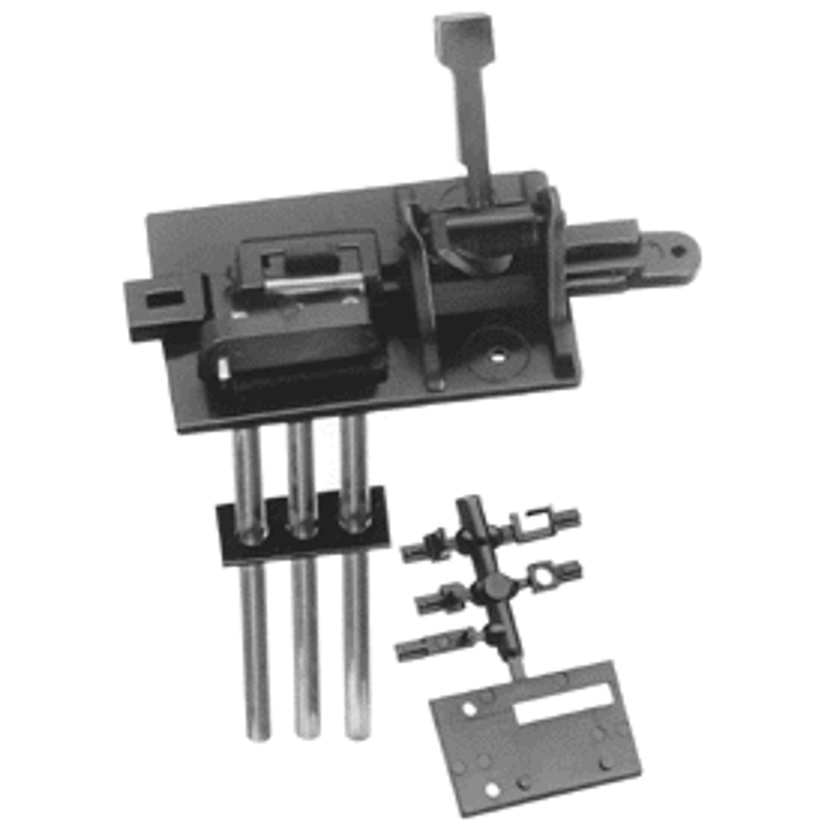 Caboose Industries 119R Operating Ground Throw Switch Rigid .165" Travel w/ SPDT Contact & Fittings NIB