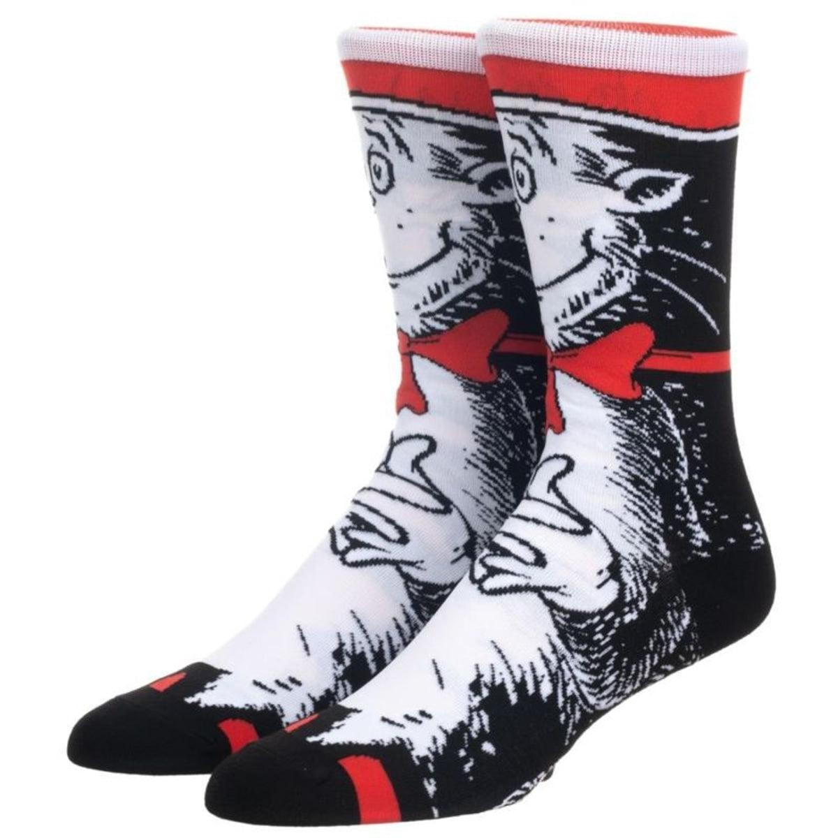 Cat in the Hat Face Crew Socks