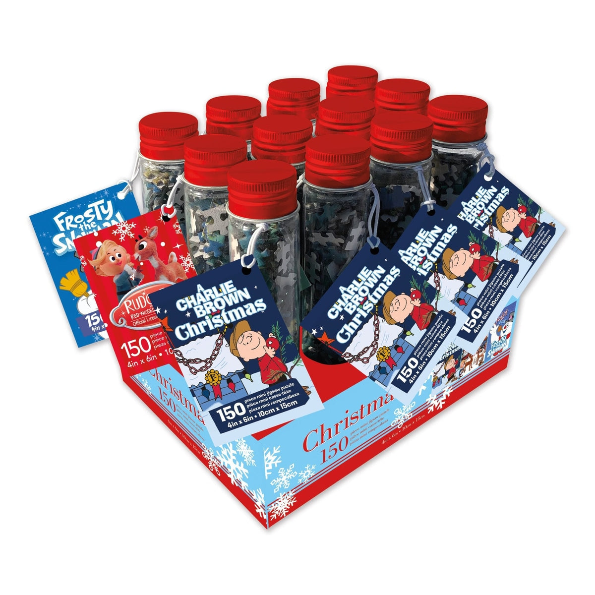 Christmas 150pc Micro Puzzle in a Tube