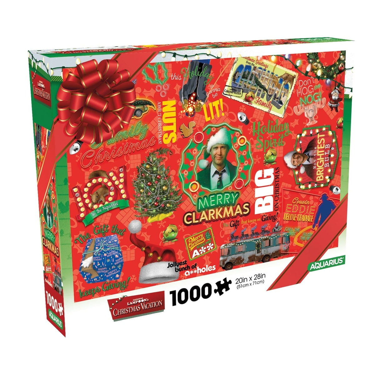 Christmas Vacation Wrapping Paper 1000 Piece Puzzle