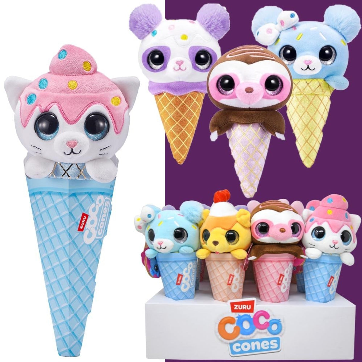 Coco Surprise Cones Sweet Collection Plush
