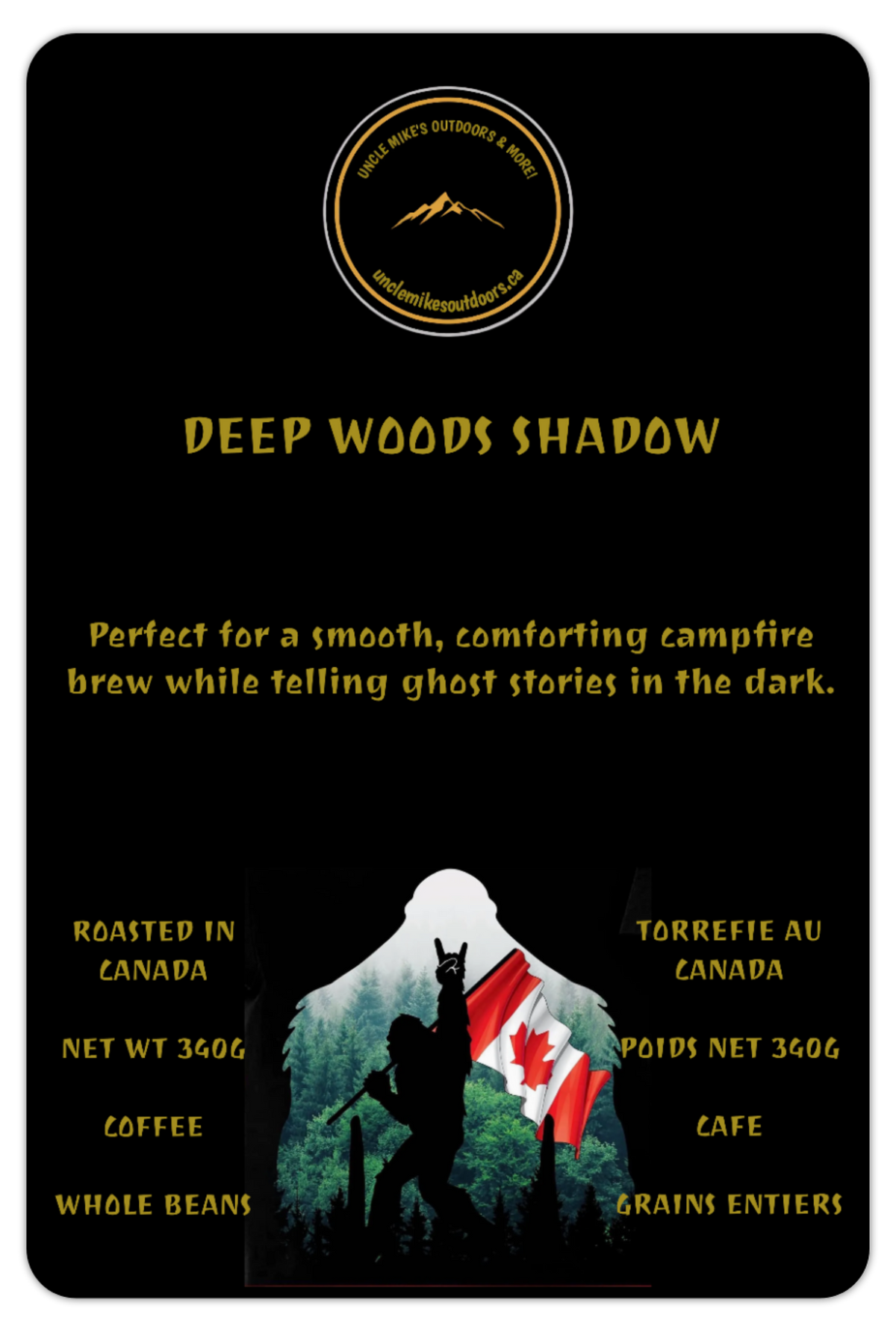 Deep Woods Shadow - Whole Bean Coffee - 340g