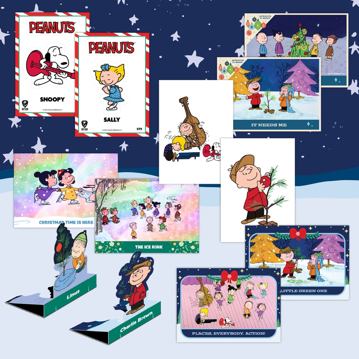 Cryptozoic Peanuts Playpaks Series 2 - A Charlie Brown Christmas Trading Cards