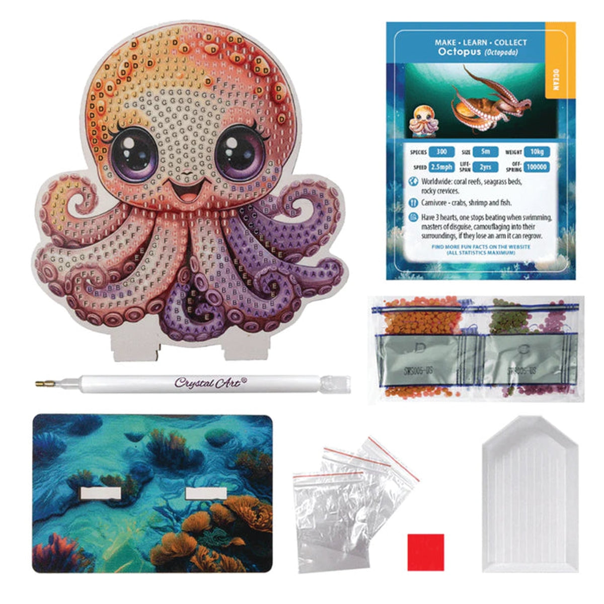 Crystal Art Wildlife Buddies: Ocean