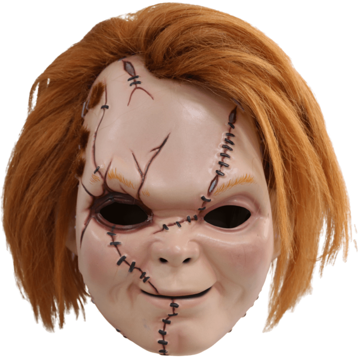 Curse of Chucky Scarred Chucky Mask with Hair