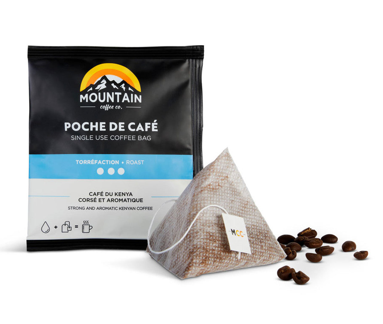 Dark Roast 5-Pack - Premium Kenyan Coffee Bags for Outdoor Enthusiasts