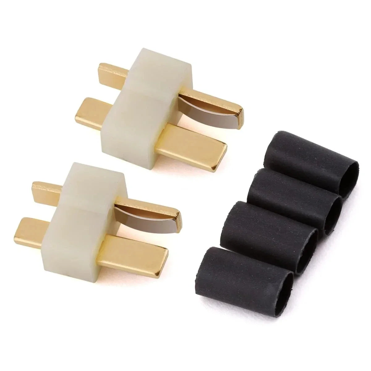 Deans 1322 Ultra Plug HW High Temp Female White Pkg of 2 w/ 3/16" Shrink NIB