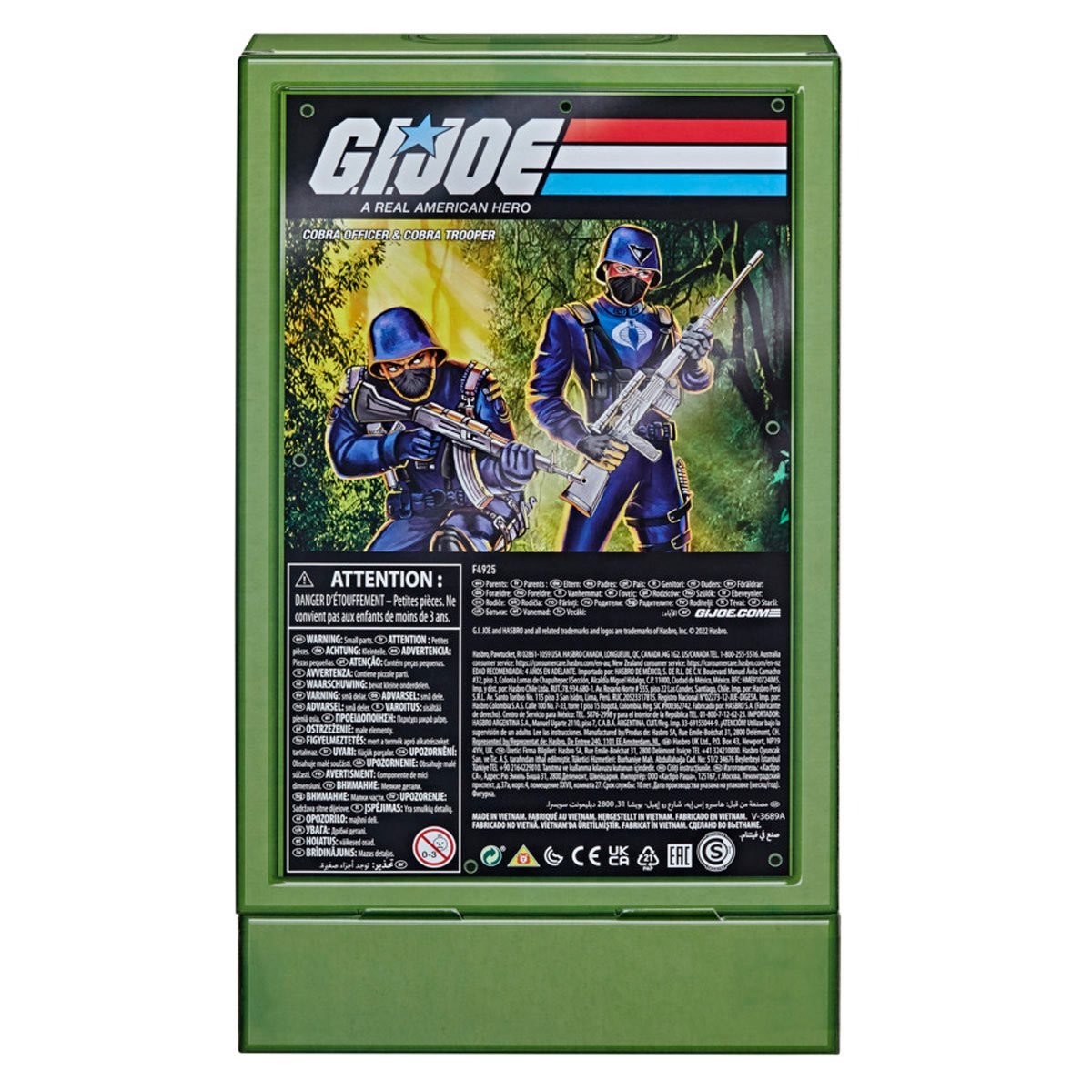 G.I. Joe Retro Collection Cobra Officer and Cobra Trooper 3 3/4-Inch Action Figures 2-Pack - Exclusive
