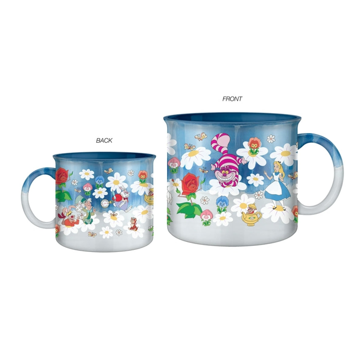 Disney Alice in Wonderland Reactive Glaze 20oz Camper Ceramic Mug
