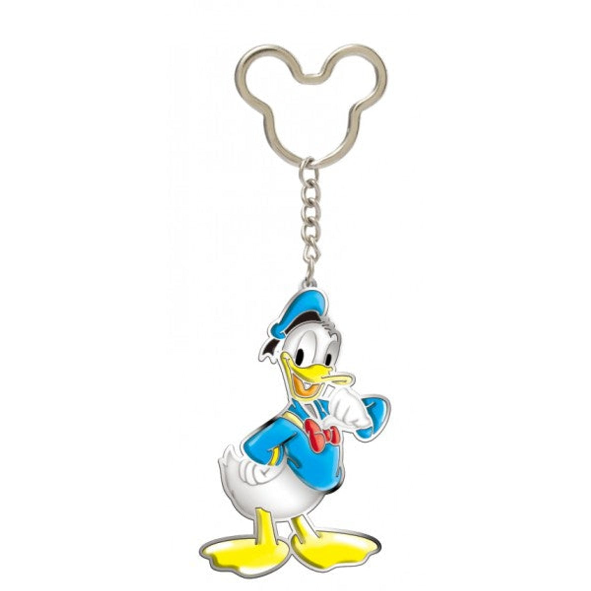 Disney Donald Duck Coloured Pewter Keychain