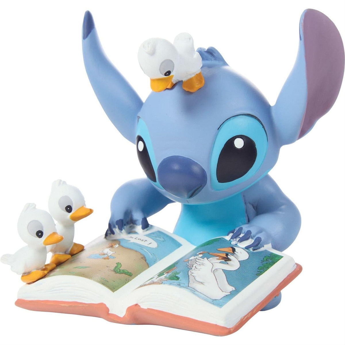 Disney Lilo & Stitch - Stitch Ugly Duckling Storybook Mini Figurine