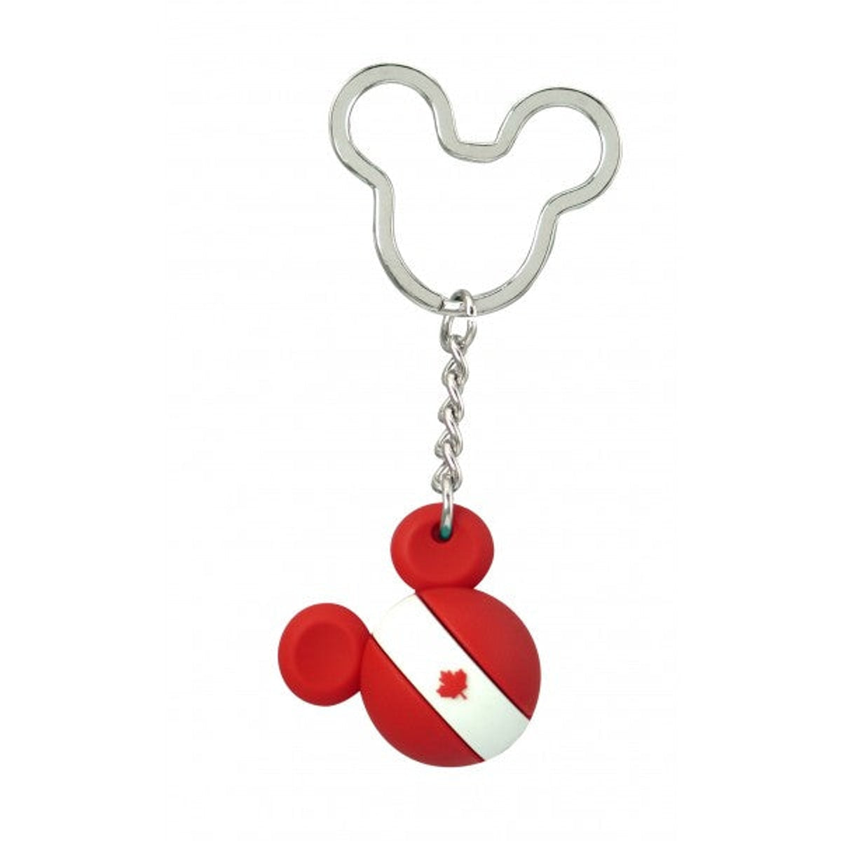 Disney Mickey Mouse - Canada Flag Keychain