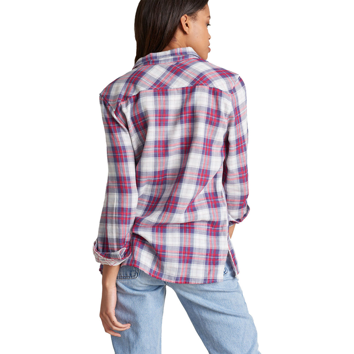 United By Blue Womens Stargrass Relaxed Plaid Shirts