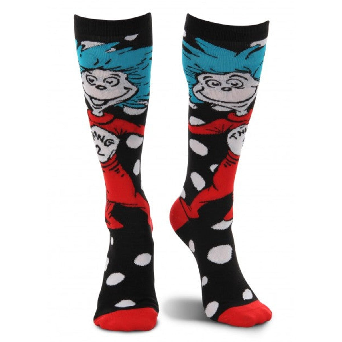 Dr.Seuss - Thing 1 & Thing 2 Knee High Socks