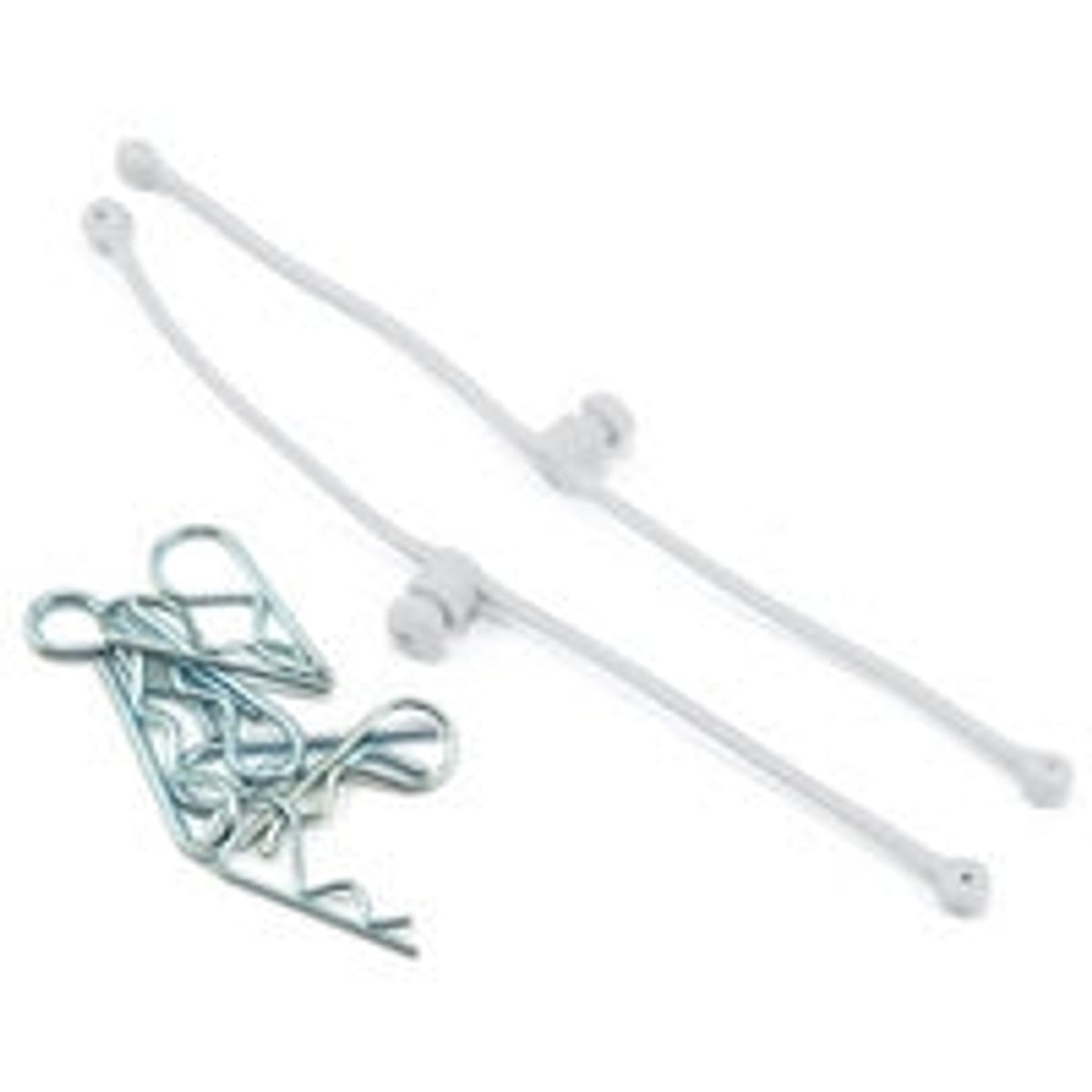Du-Bro 2246 Body Klip Retainers w/Body Clips White