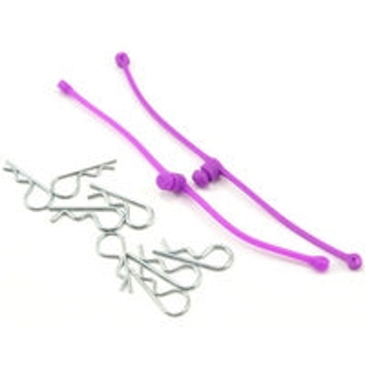 Du-Bro 2250 Body Klip Retainers w/Body Clips Purple