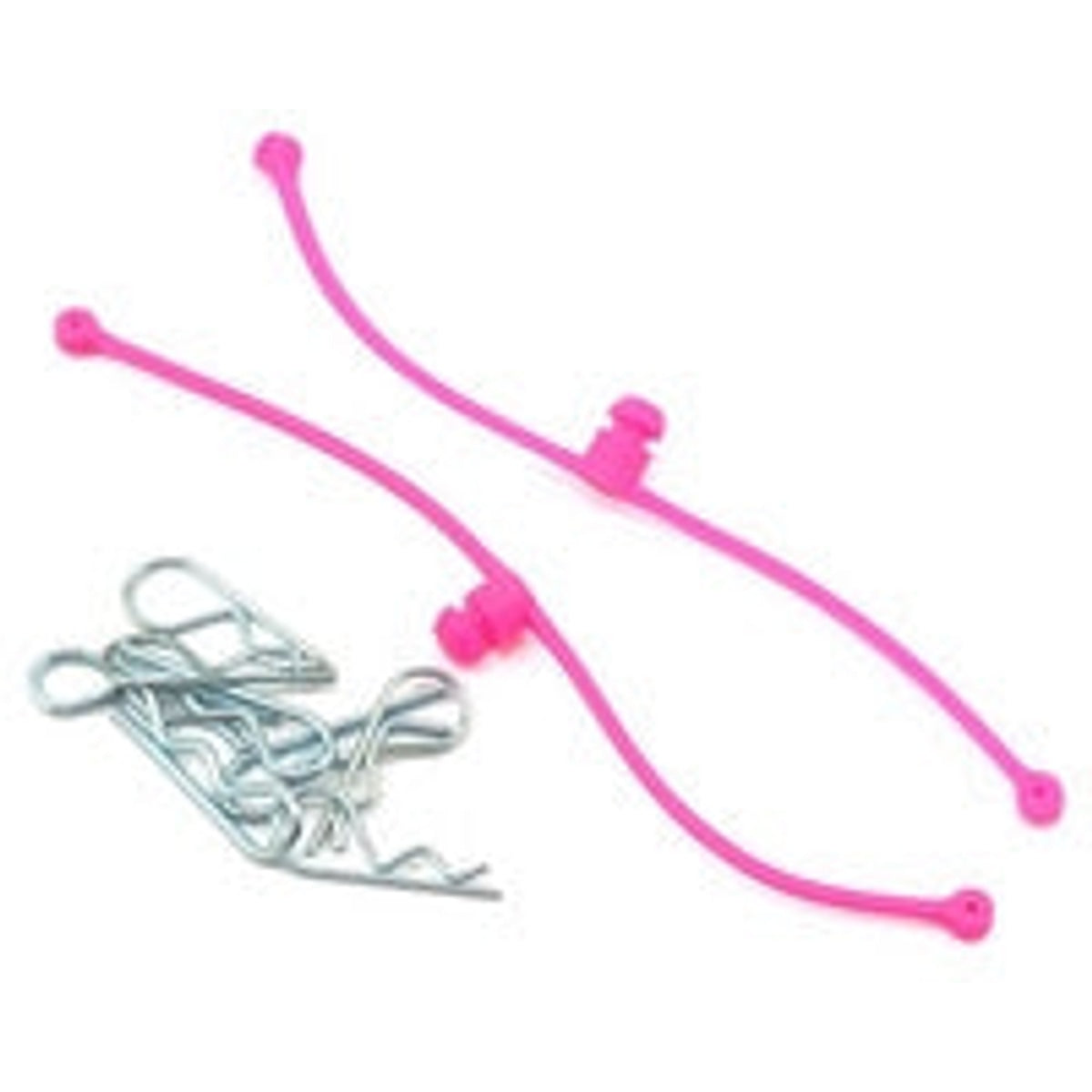 Du-Bro 2251 Body Klip Retainers w/Body Clips Pink