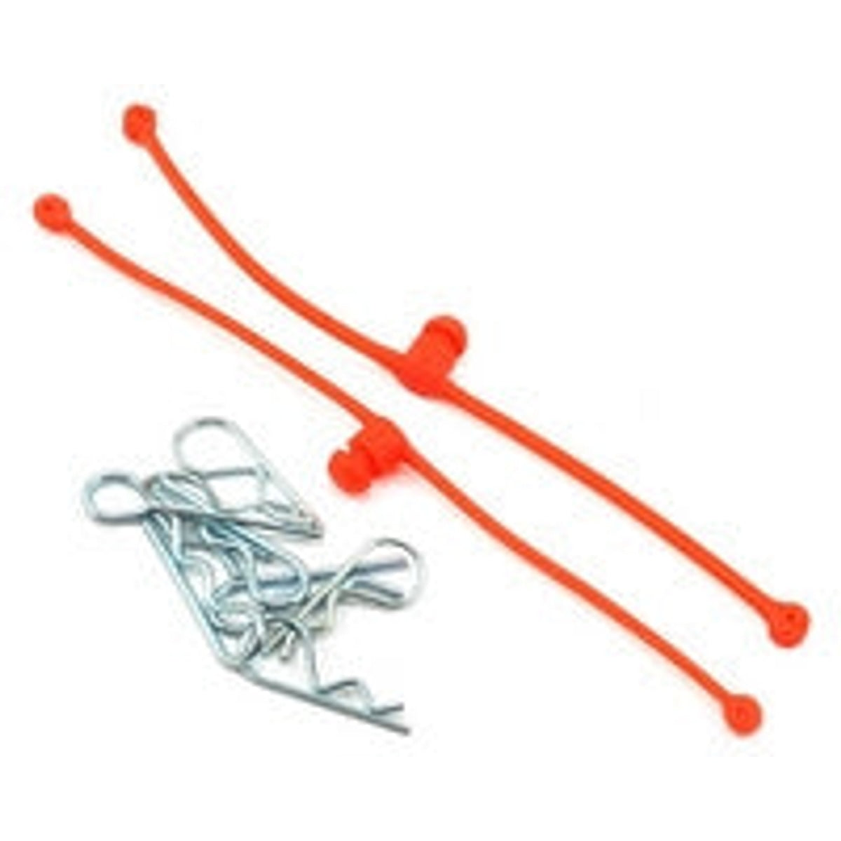Du-Bro 2252 Body Klip Retainers w/Body Clips Orange