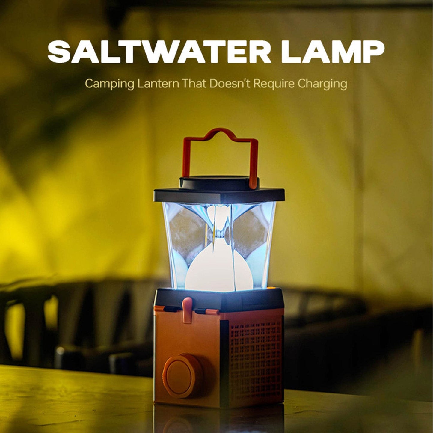 Multi-function Salty Water Camping Lantern
