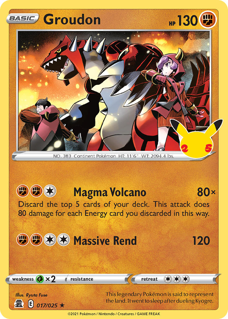 Groudon 017/025