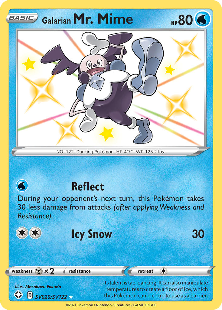 Galarian Mr. Mime SV020/SV122