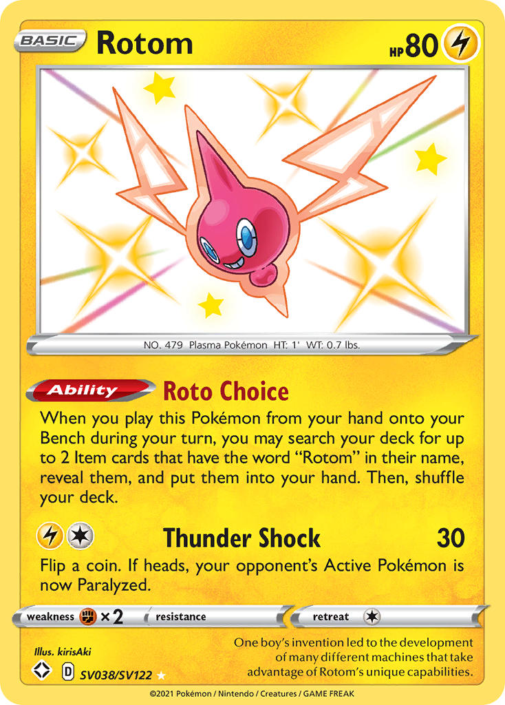 Rotom SV038/SV122