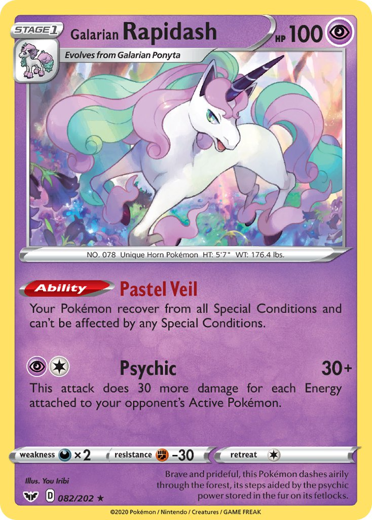 Galarian Rapidash 082/202