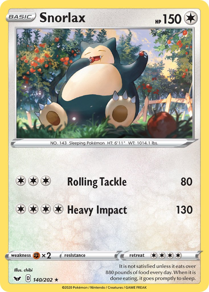 Snorlax 140/202