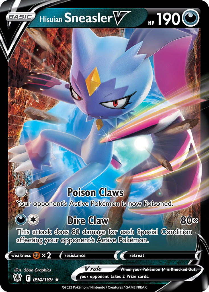 Hisuian Sneasler V 094/189
