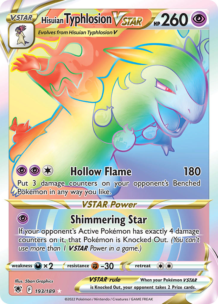 Hisuian Typhlosion VSTAR 193/189