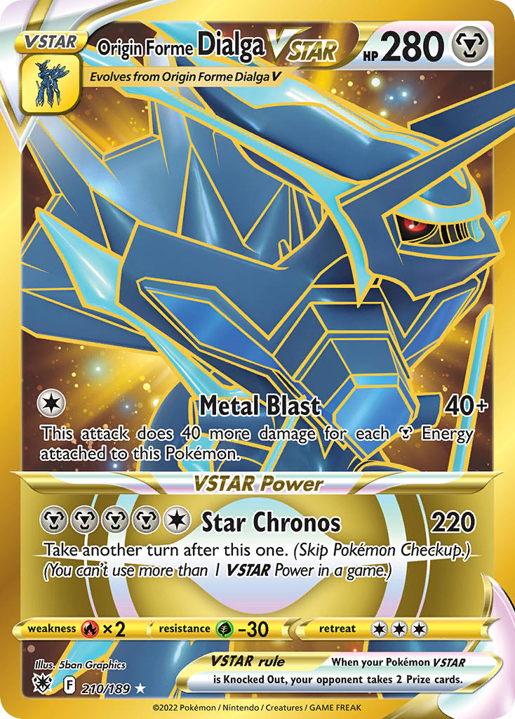 Origin Form Dialga VSTAR 210/189