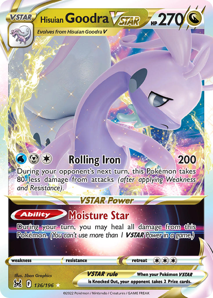 Hisuian Goodra VSTAR 136/196
