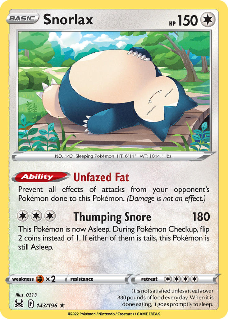 Snorlax 143/196