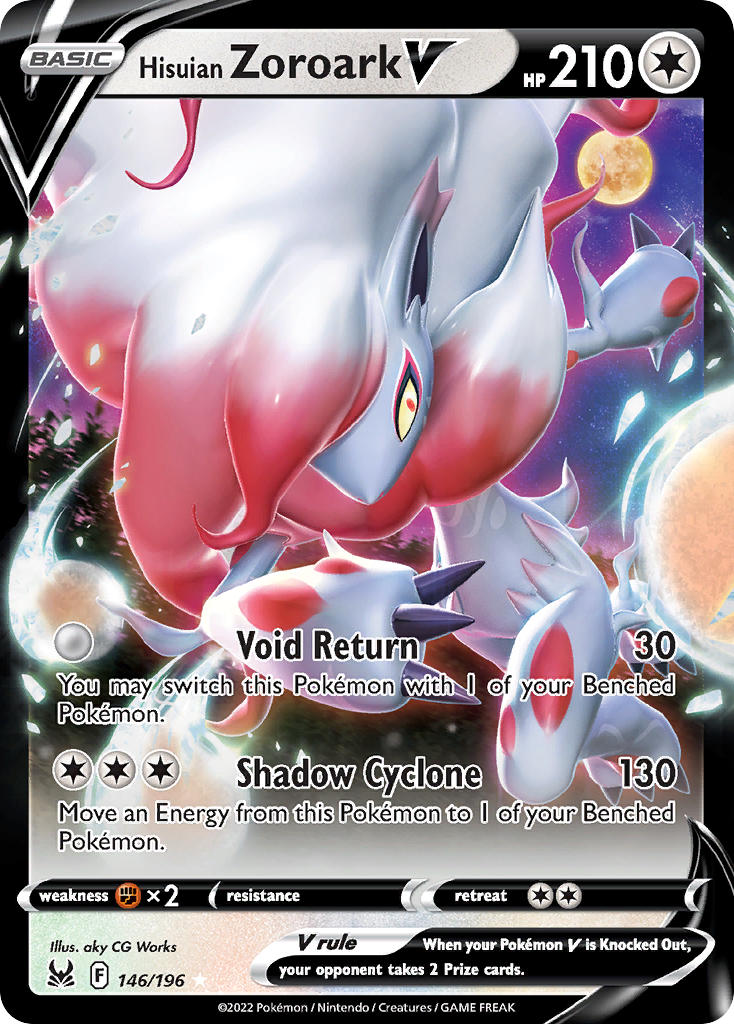 Hisuian Zoroark V 146/196